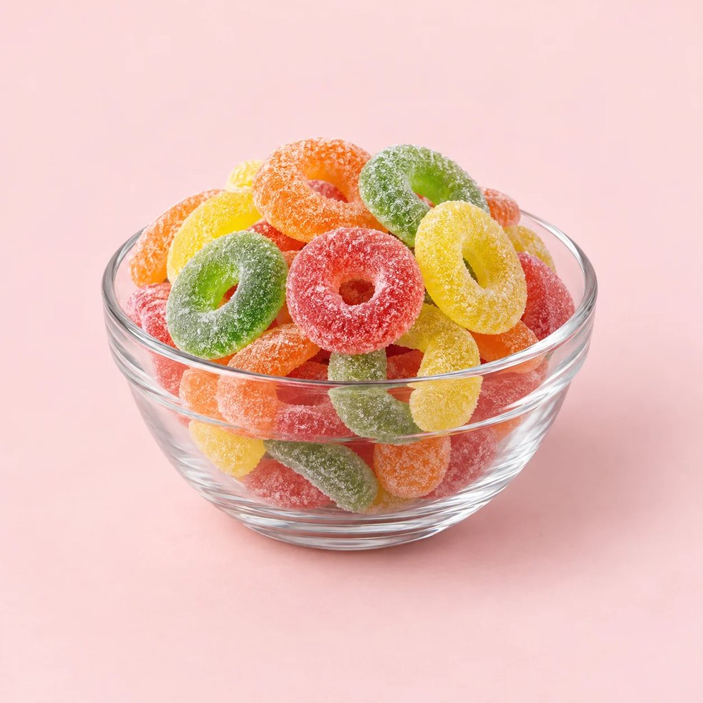 Sour fruit rings · 200 g